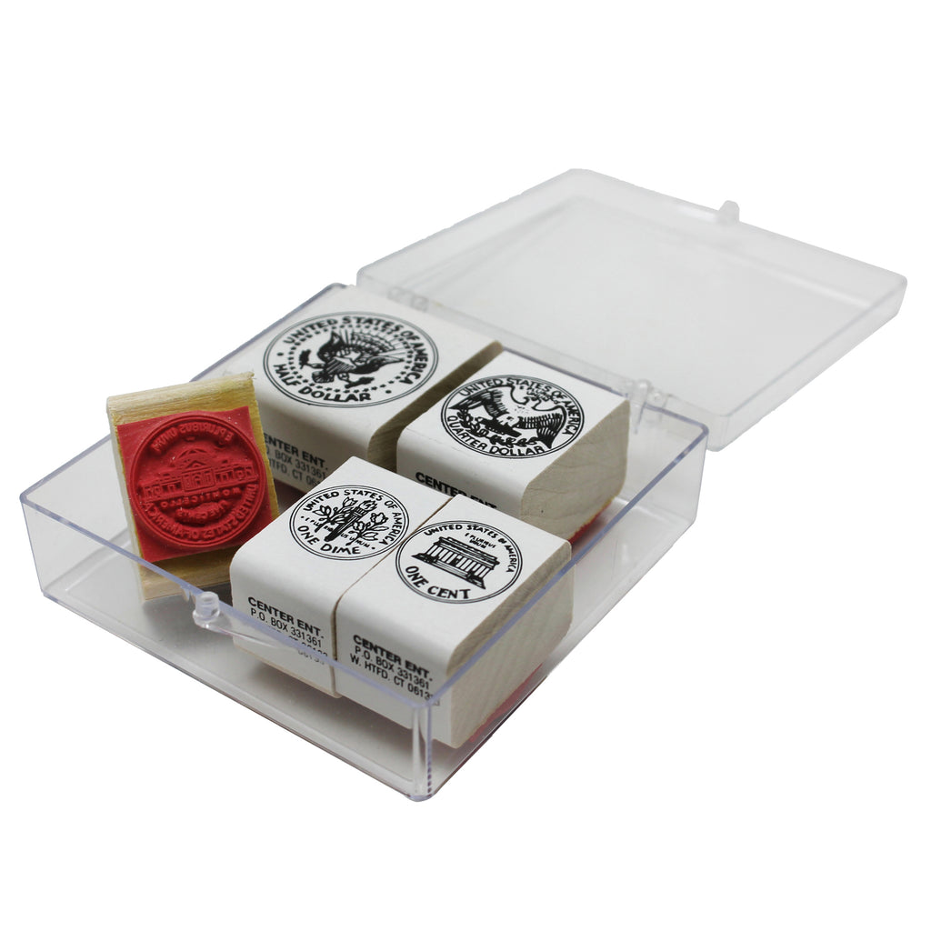 Stamp Set Coins Tails 5-pk