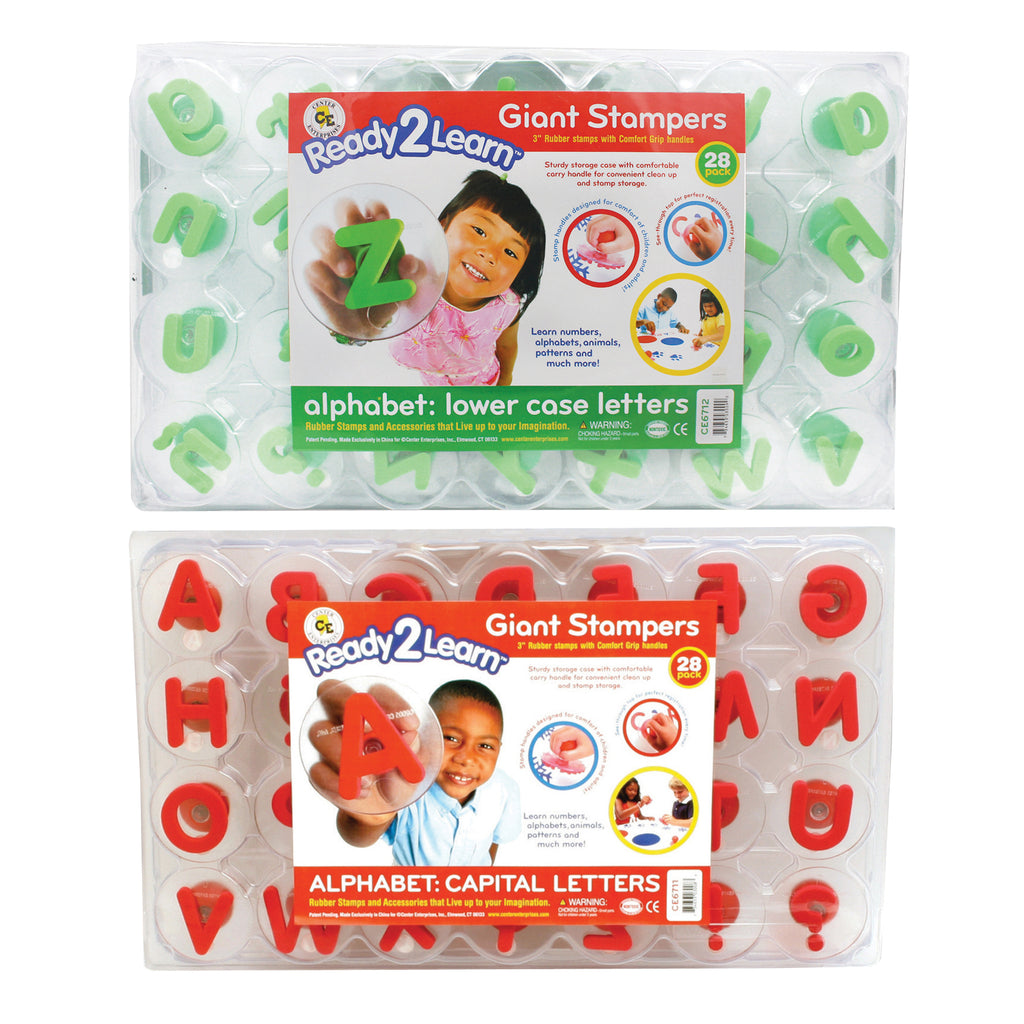 Ready2learn Giant Alphabet Letters Stampers Set Includes Ce-6711&6712