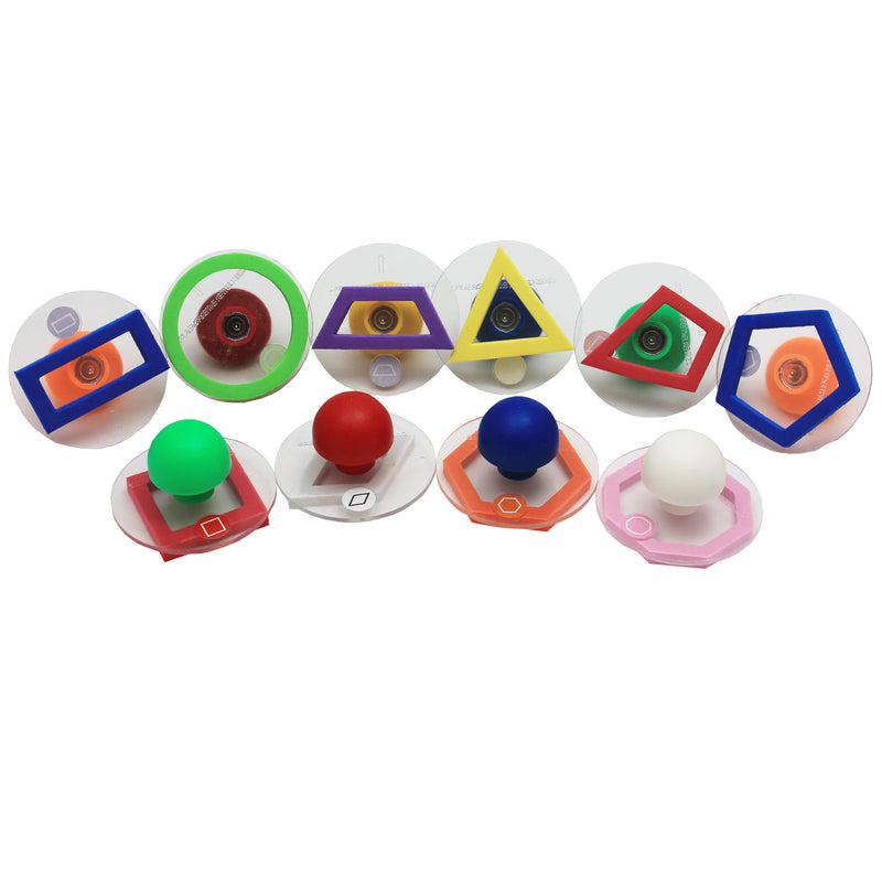 Ready2learn Giant 10-pk Outline Geometric Shapes