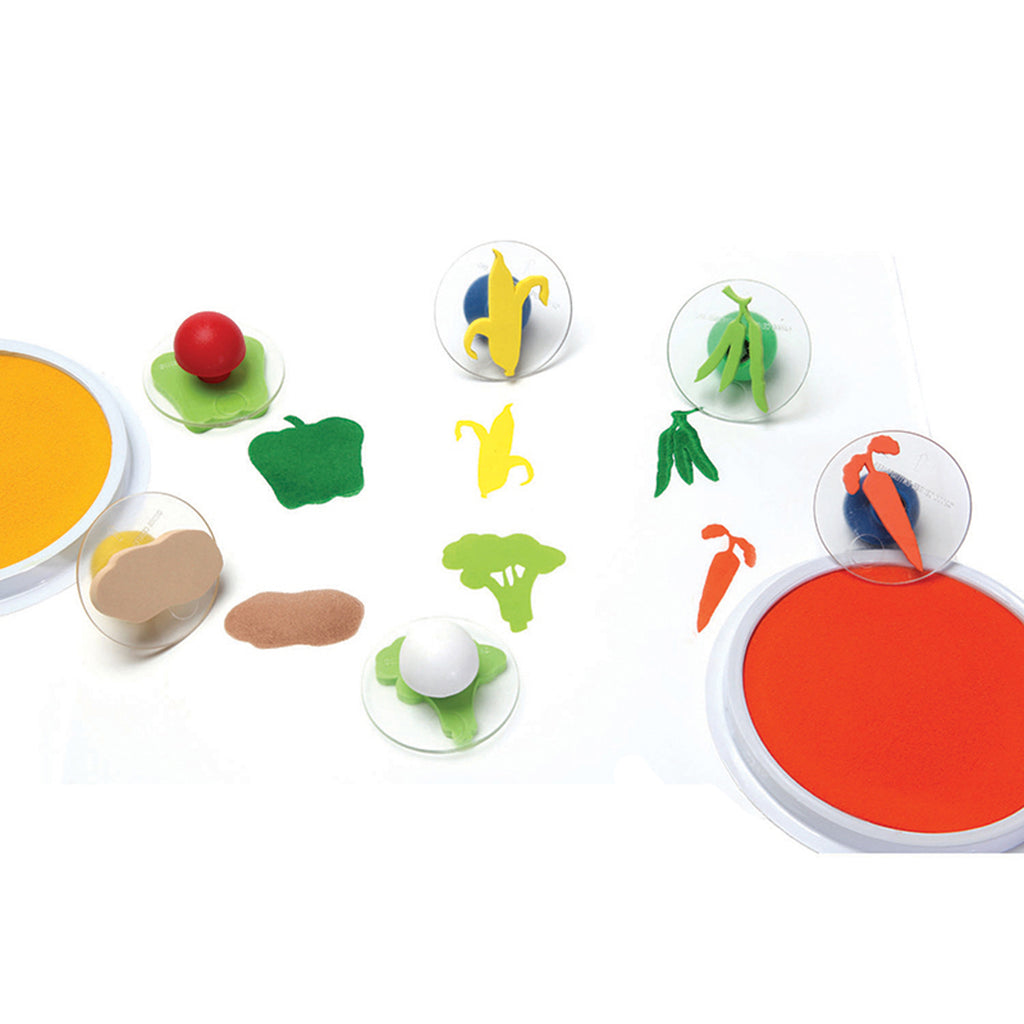 Giant Stampers, Vegetables, Set of 6