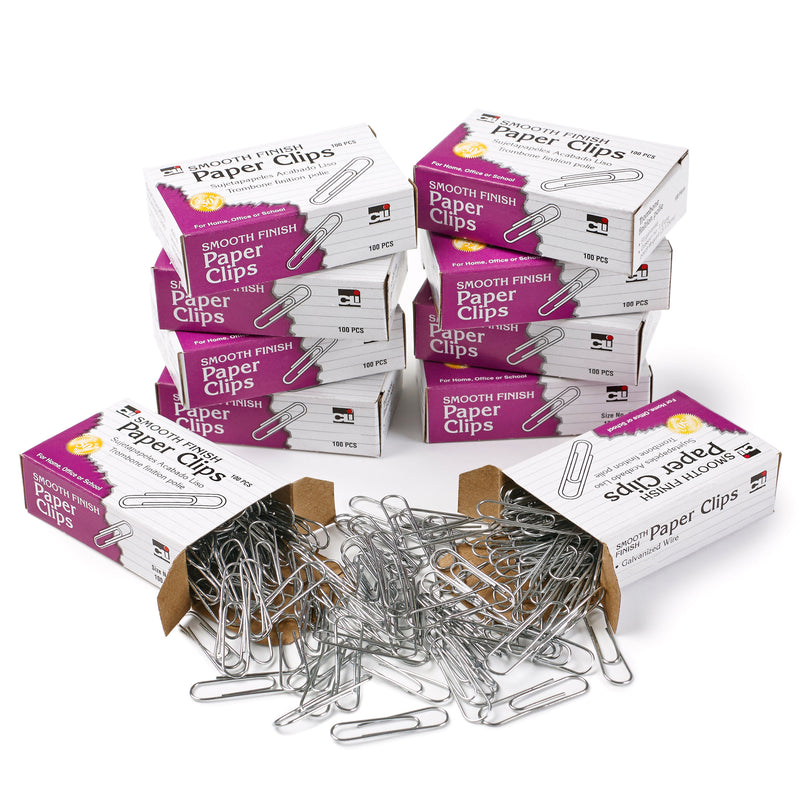 Paper Clips Jumbo Gem 10boxes 100bx