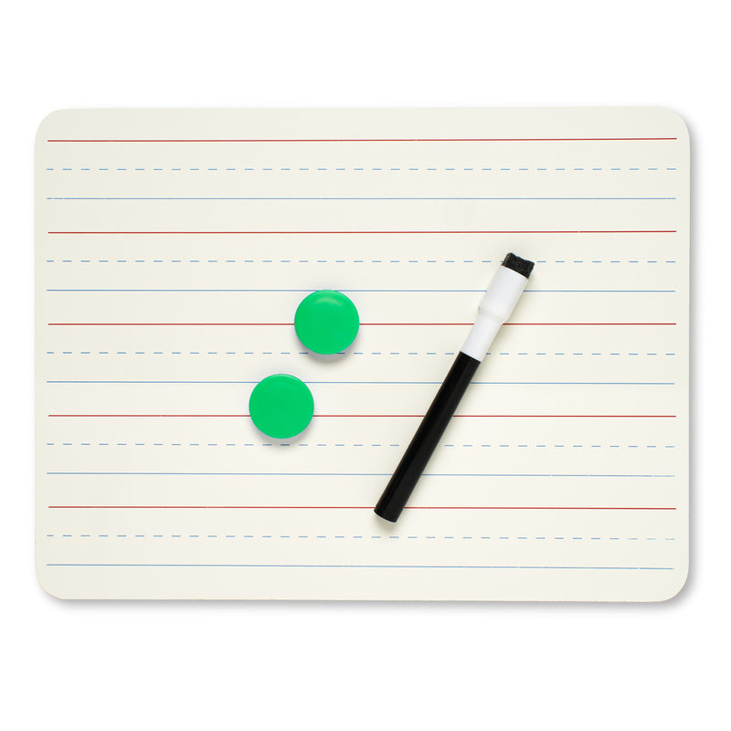 Plain & Lined Dry Erase Board Magnetic 2 Sided
