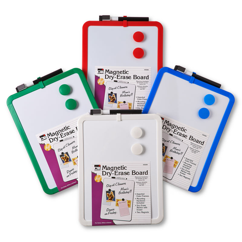 Dry Erase Boards Assrtd Frames 4-bx Magnetic