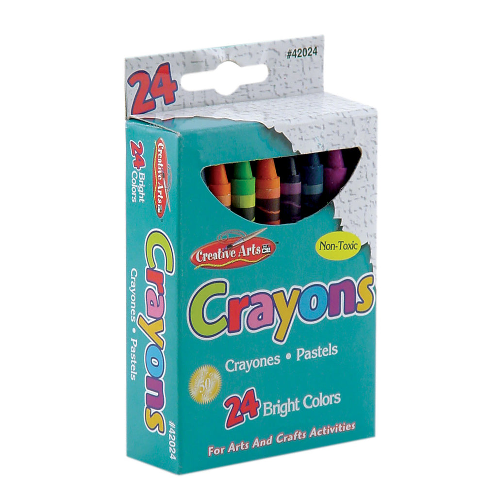 Crayons Assorted Colors 24-bx