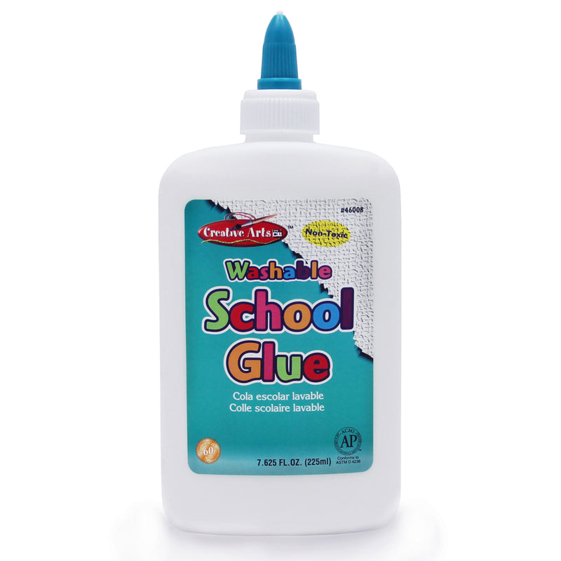 (12 Ea) Economy Washable School Glue 8 Oz