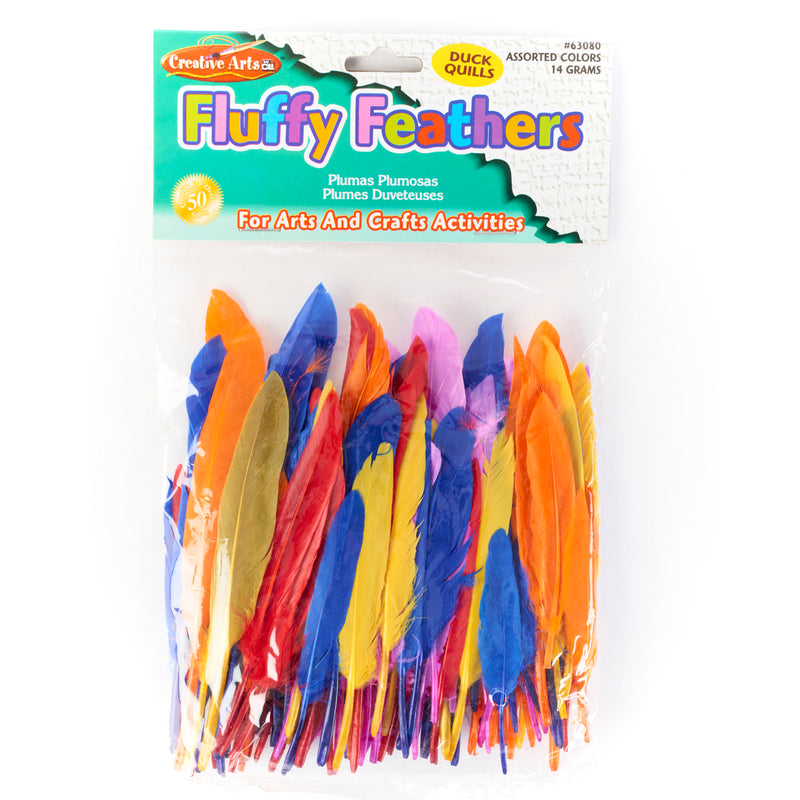 Duck Quills Feathers 14 Gram Bag