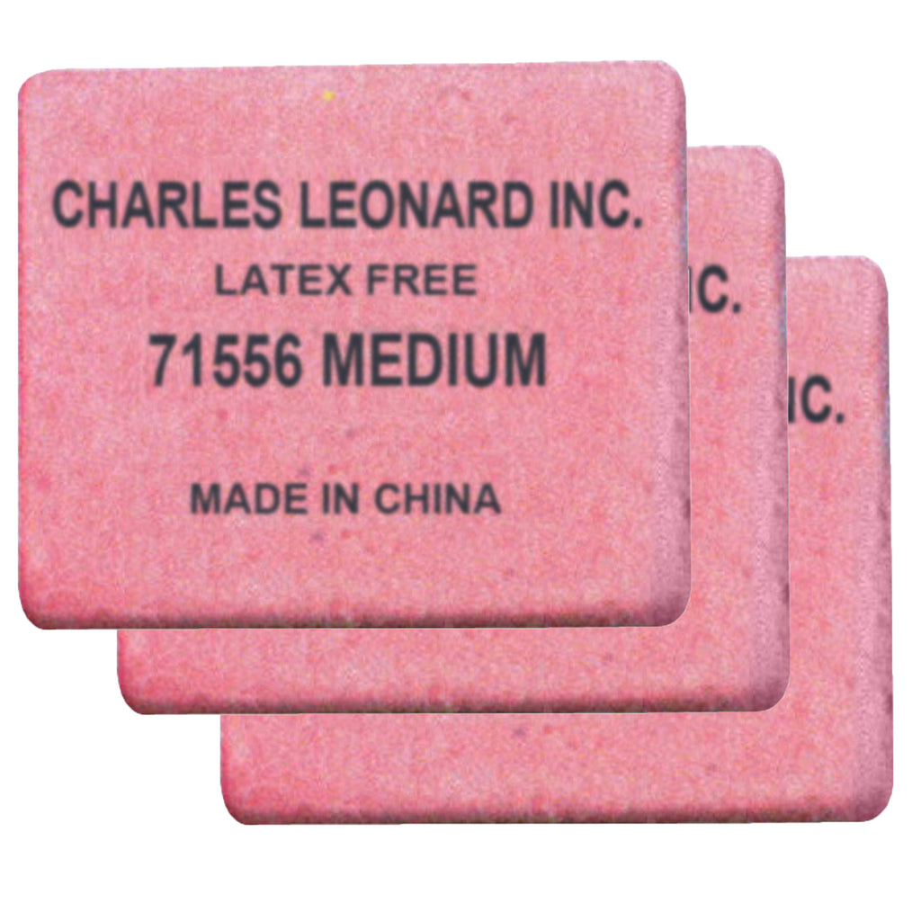 (3 Bx) Pencil Eraser Medium 60-bx