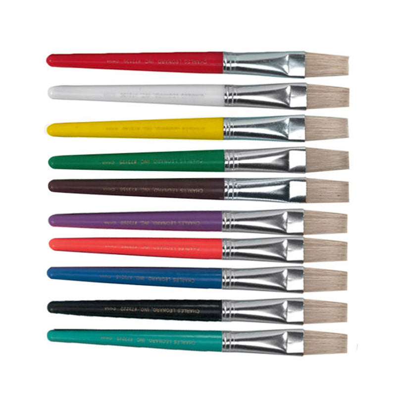 Brushes Stubby Flat 10 Set