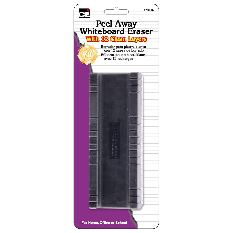Whiteboard Eraser Peel Away Felt Layers 5in