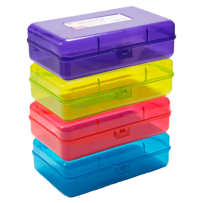 Pencil Box Translucent Colors Vary