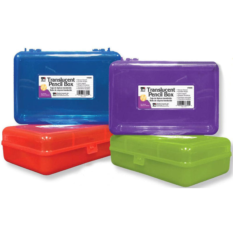 Pencil Box Translucent Colors Vary