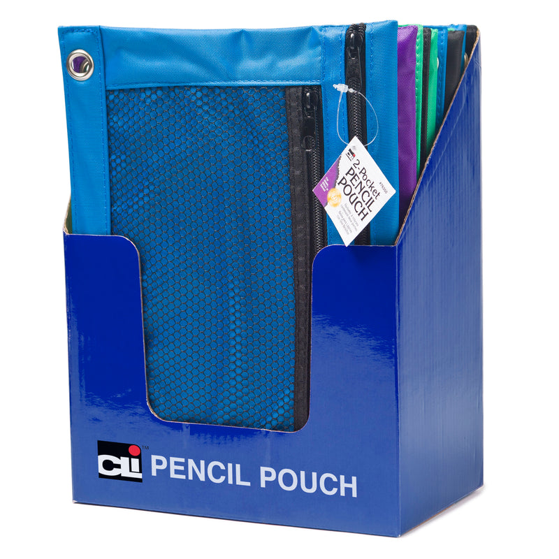 2 Pocket Pencil Pouch