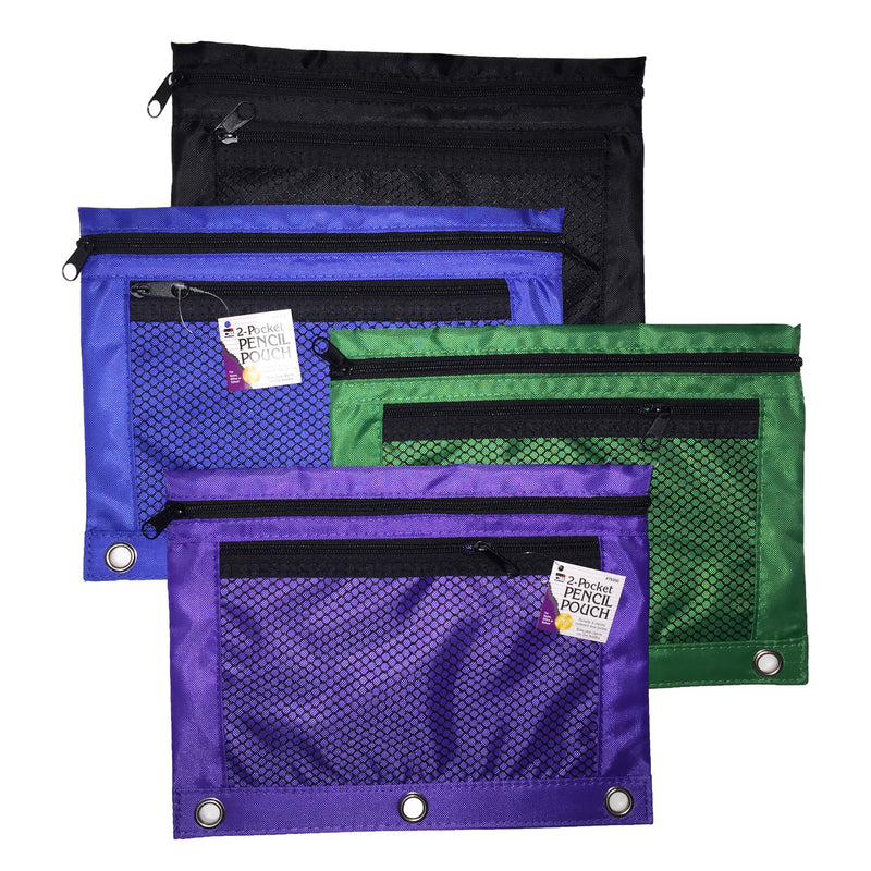 2 Pocket Pencil Pouch