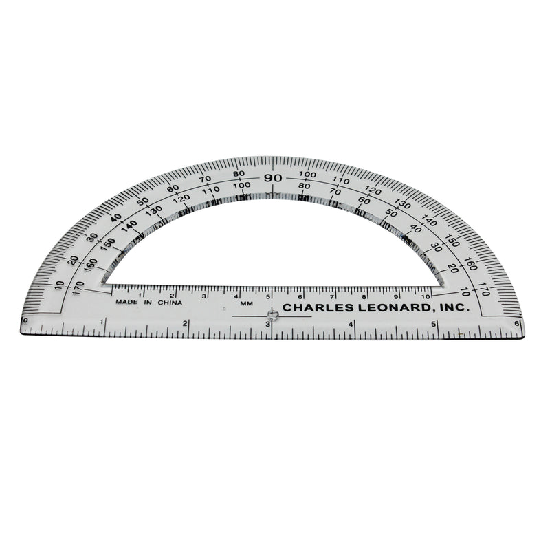 (60 Ea) 6 Inch Protractor Plastic