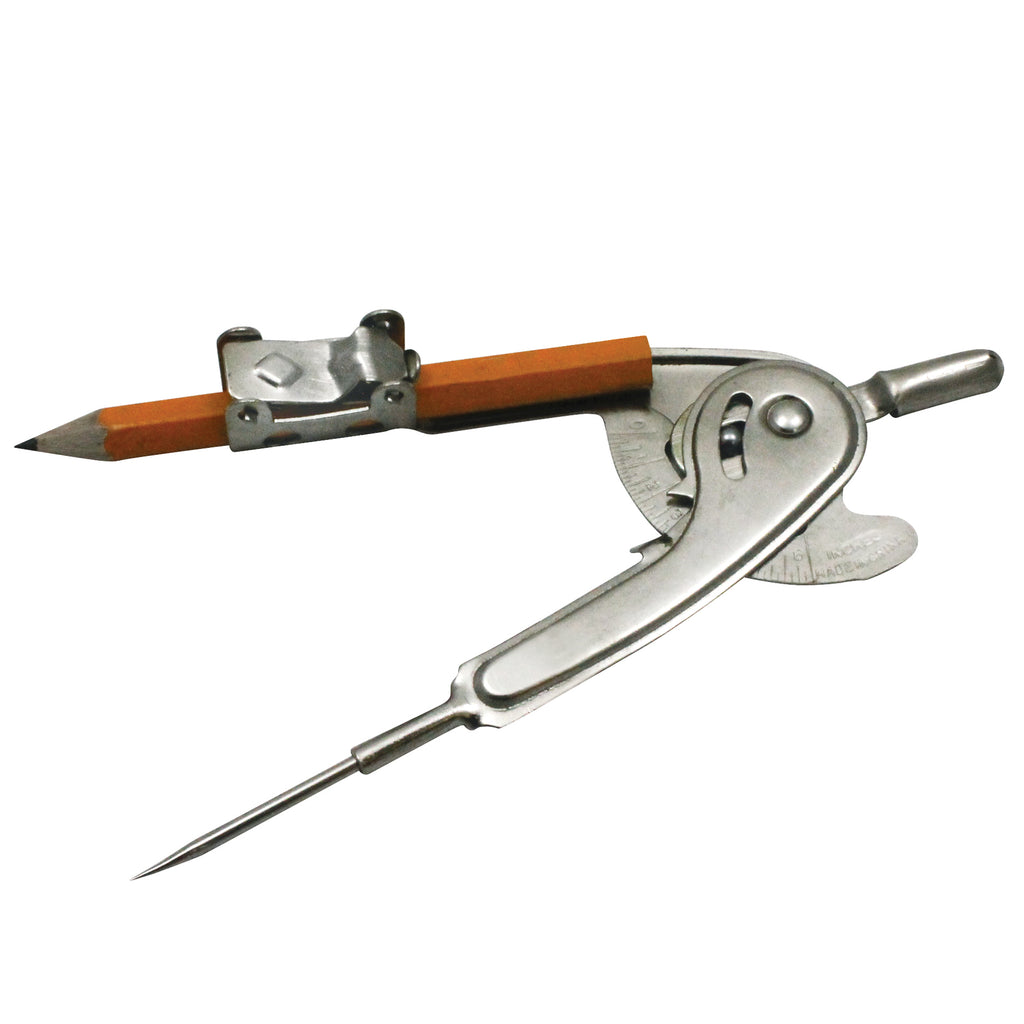 Metal Ball Bearing Compass W- Golf Pencil