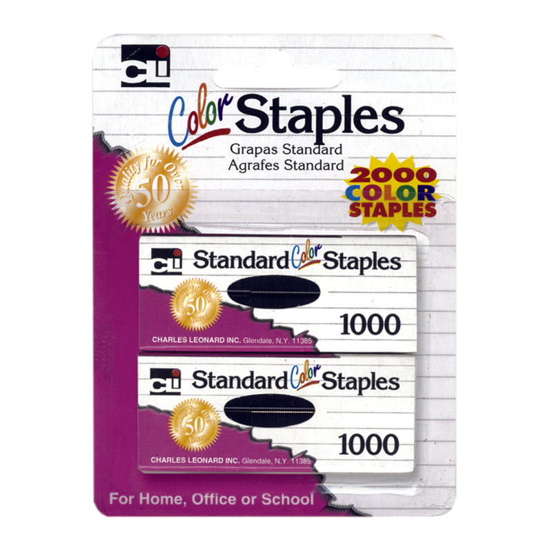 (12 Ea) Staples Standard Asst Clrs