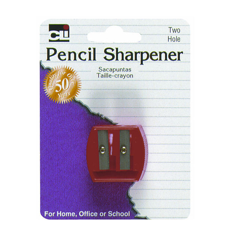 Two Hole Pencil-Crayon Sharpener