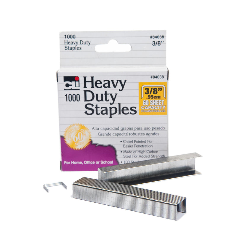 Extra Heavy Duty Staples 3-8