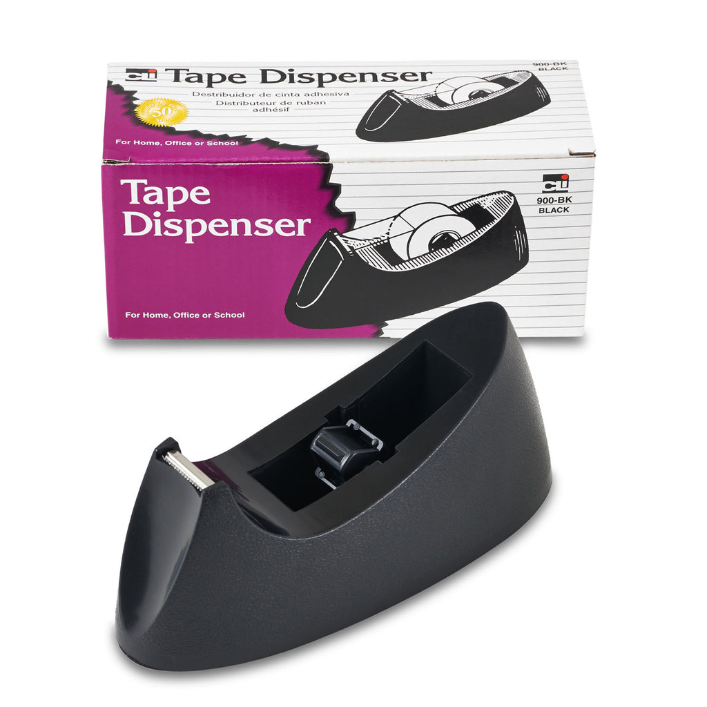 (6 Ea) Desk Tape Dispenser Black