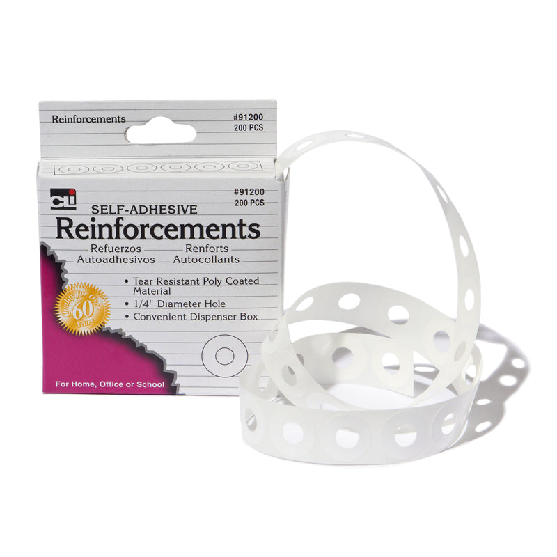 (24 Pk) Hole Reinforcements 200 Per Bx