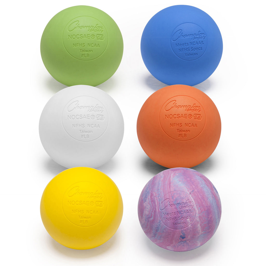 Lacrosse Ball Set Of 6 Official Sz Meets Ncaa And Nfhs