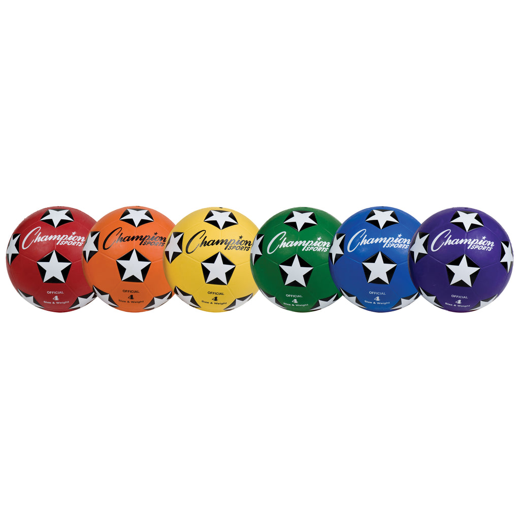 Soccer Ball Set-6 Rubber Size 4