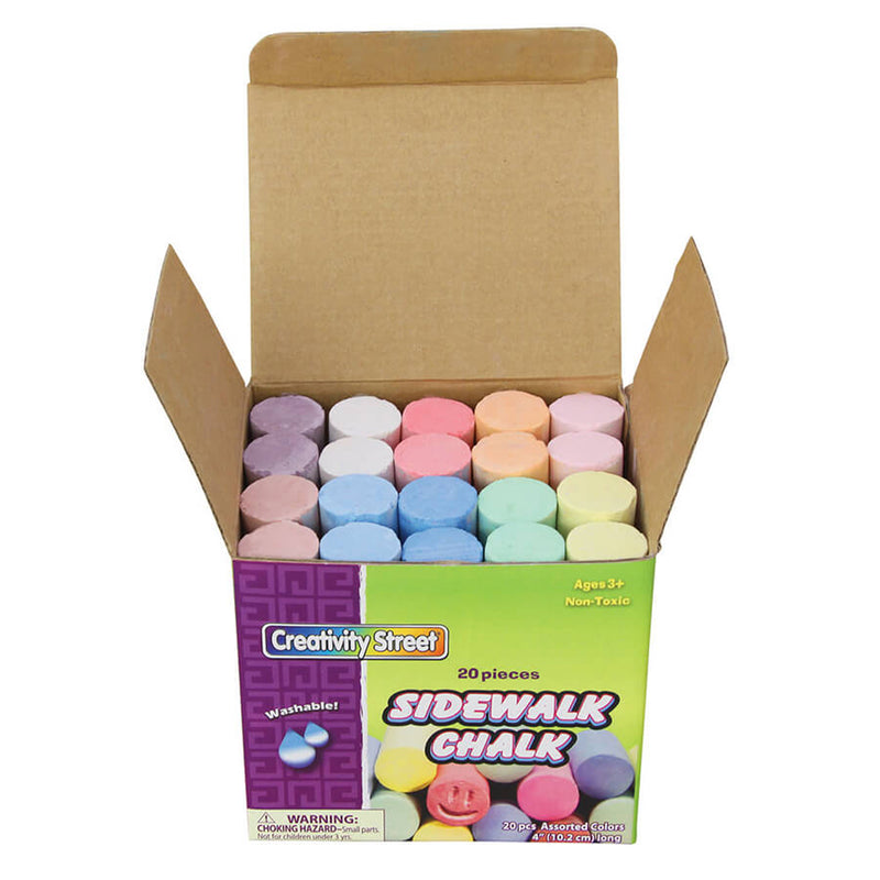 Sidewalk Chalk 20 Pieces
