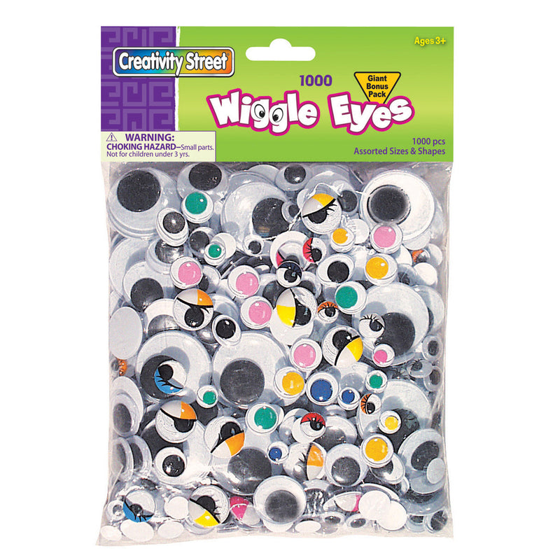 Wiggle Eyes Class Pk Approx 1000