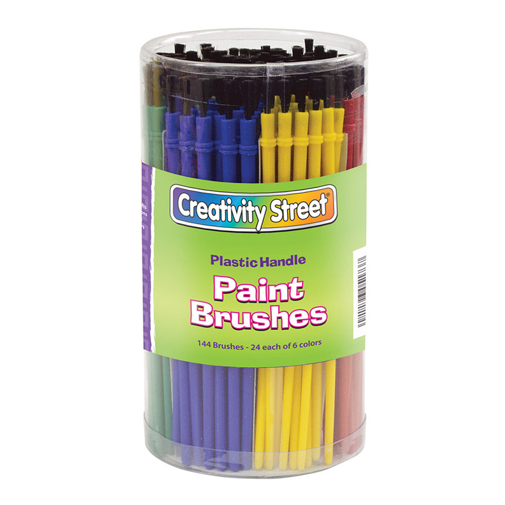 Economy Brushes 144-pk 24 Each Of 6 Colors