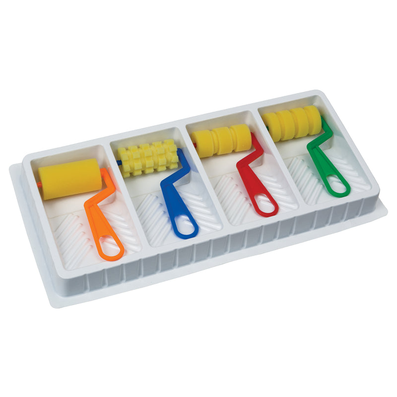 (2 Ea) Wonderfoam Foam Rollers And Paint Tray