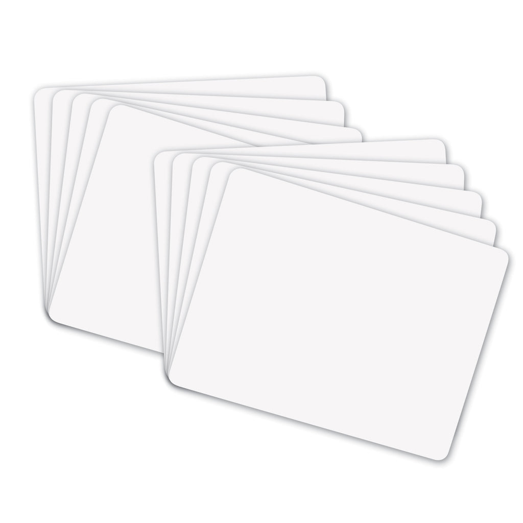 Plain Dry Erase Whiteboard 10pk 9 X 12