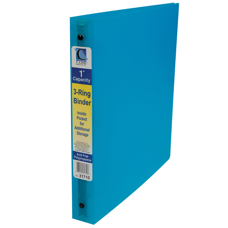 C Line 3 Ring Binder 1in Capacity
