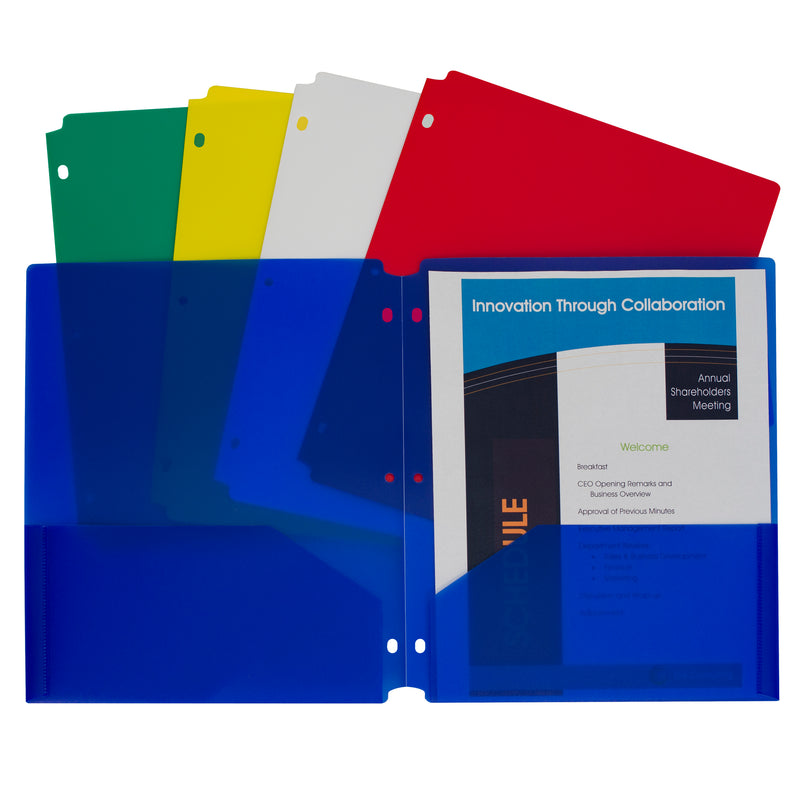 (2 Pk) 2 Pocket Poly Portfolios 10 Per Pk