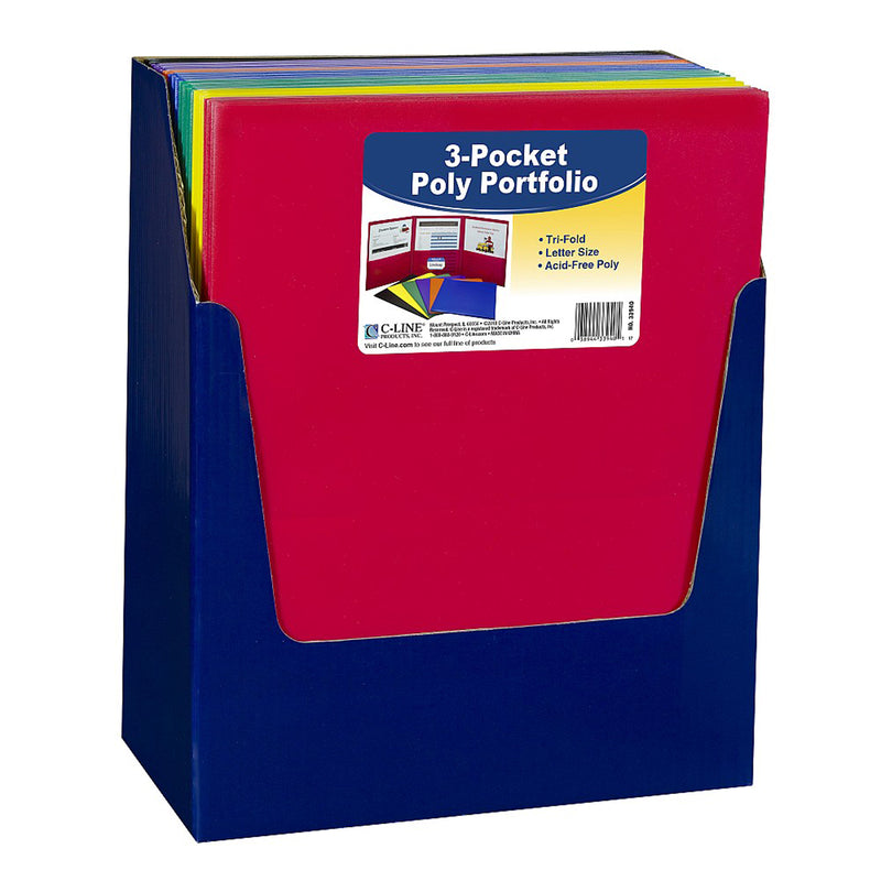 Cline Trifold Poly Portfolio Box 24