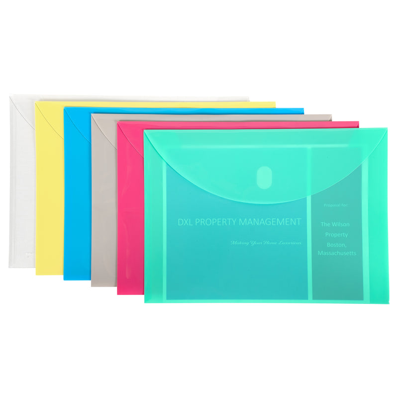 (36 Ea) Xl Poly Envelope Asst Color C Line