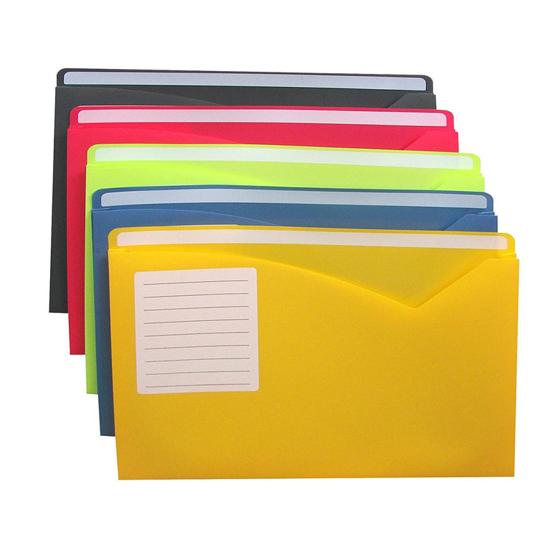 C Line 10bx Asst Write On Poly File Jackets