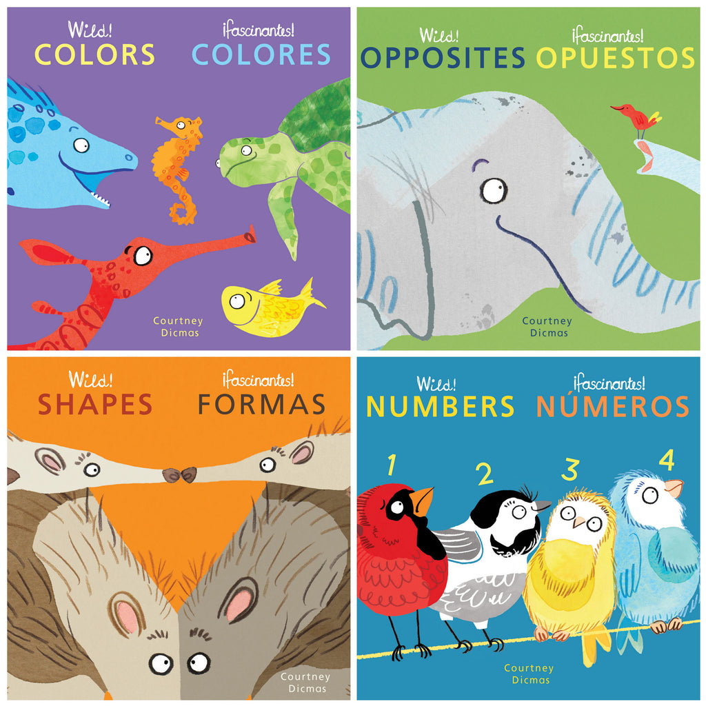 Wild! Concepts Board Books, Set of 4