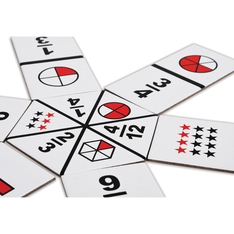 Fraction Dominoes Game