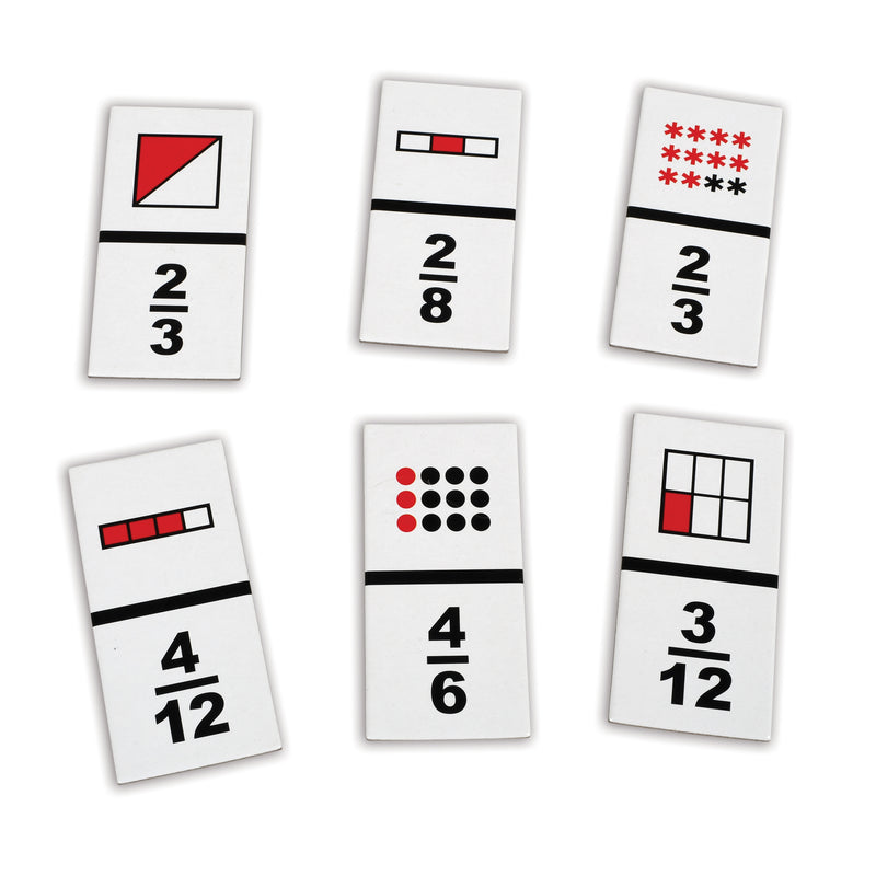 Fraction Dominoes Game