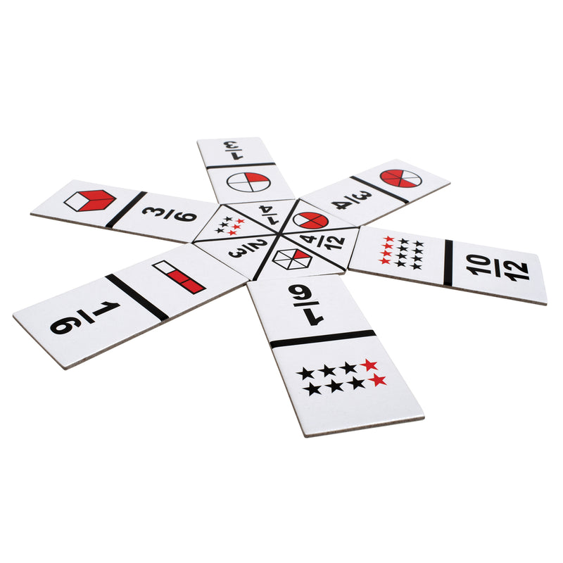 Fraction Dominoes Game