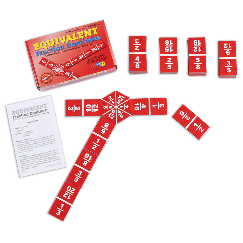 (2 Ea) Equivalent Fraction Dominoes