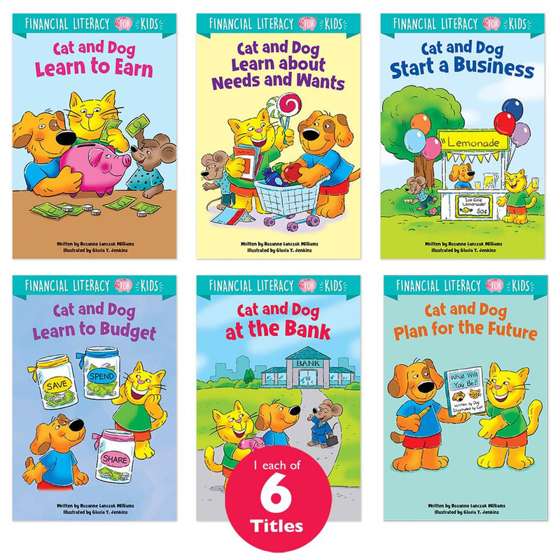 Financial Literacy Book Set 6 Books