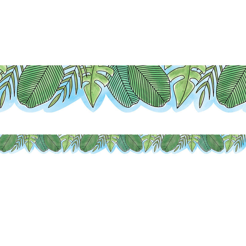 Jumbo Leaves Safari Friends Border Ez Border