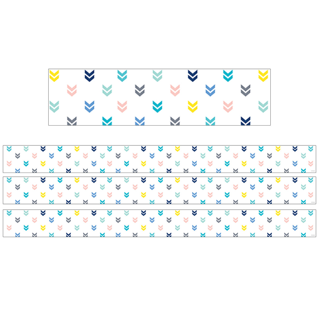 (3 Pk) Colorful Mini Chevron Border