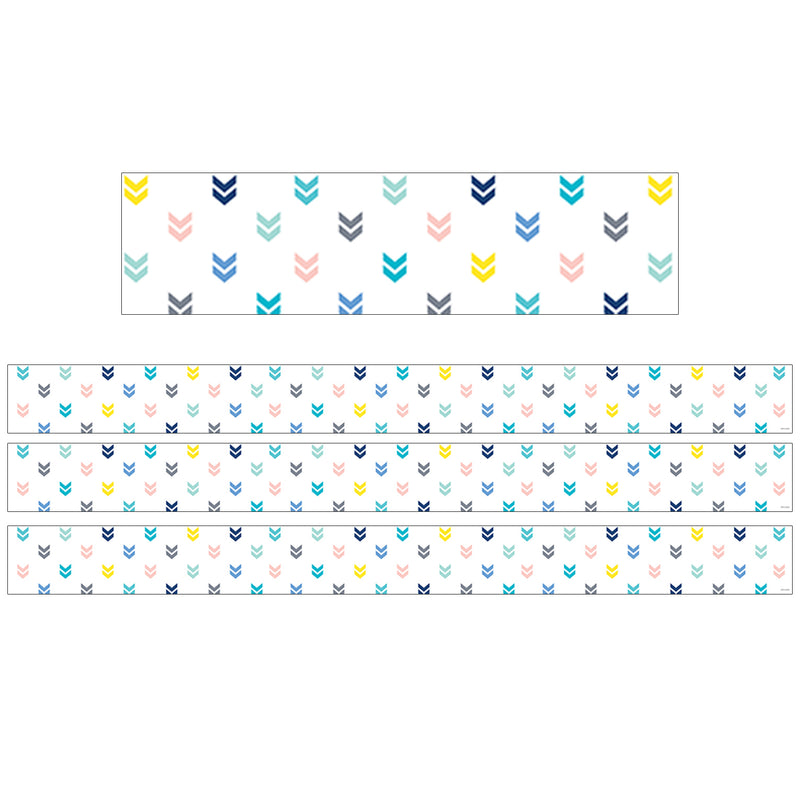 (3 Pk) Colorful Mini Chevron Border