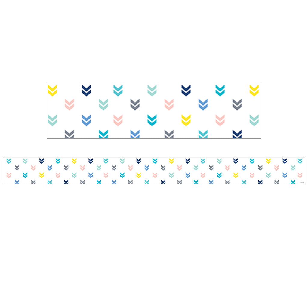 Colorful Mini Chevrons Border Ez Border