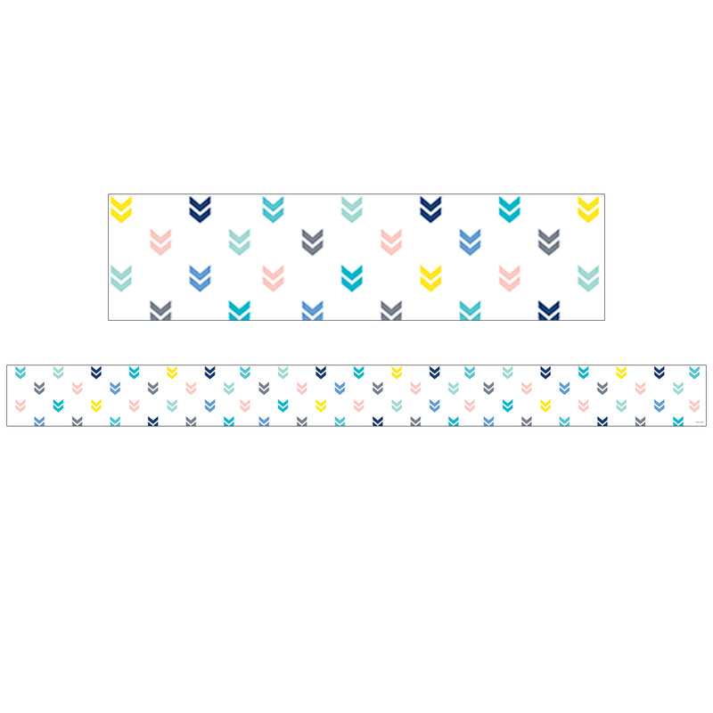 Colorful Mini Chevrons Border Ez Border
