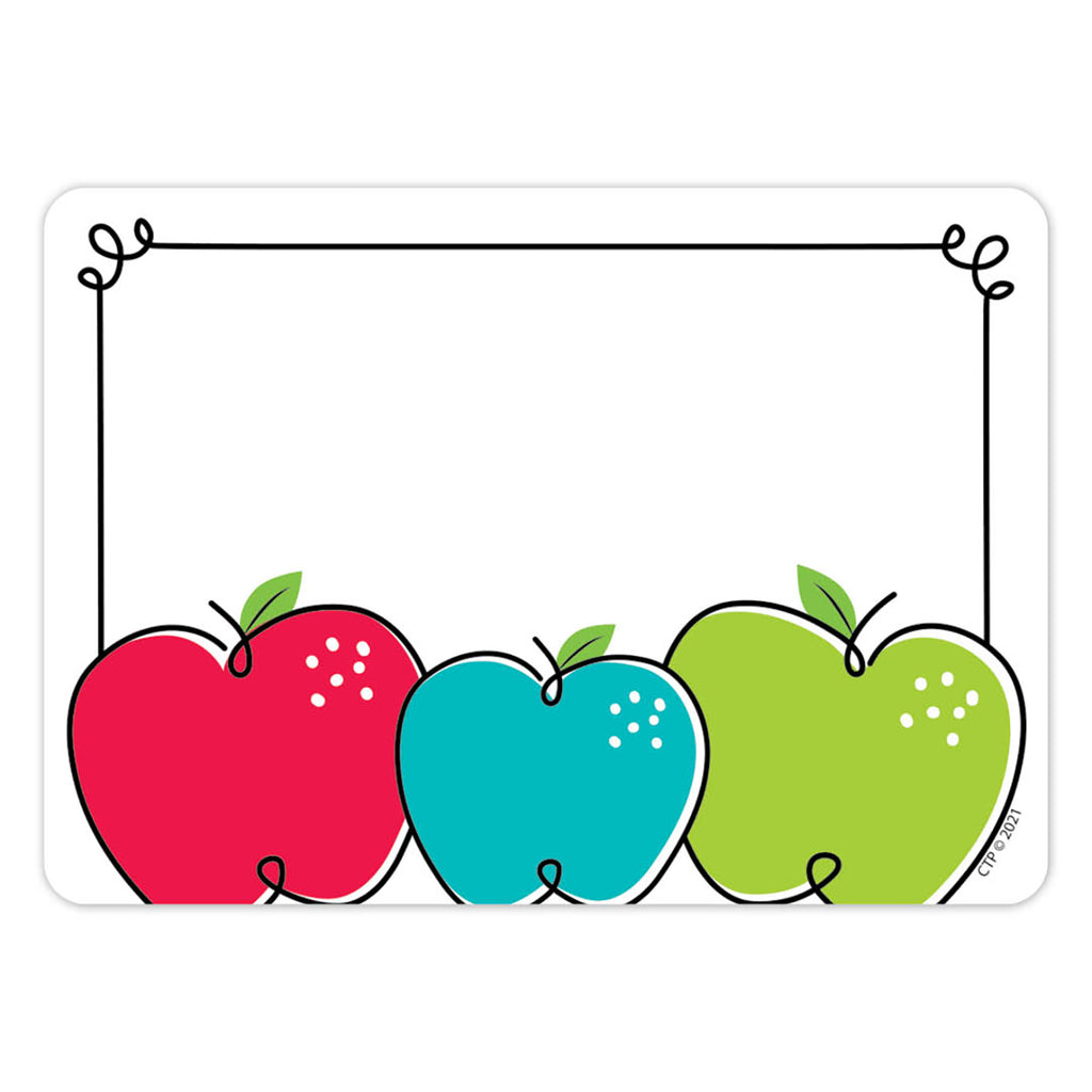 Doodle Apples Labels 36pk