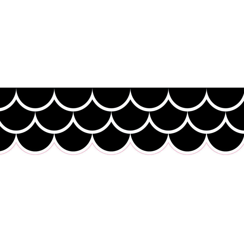 Black Scallops EZ Border™, 48 Feet Per Pack, 3 Packs