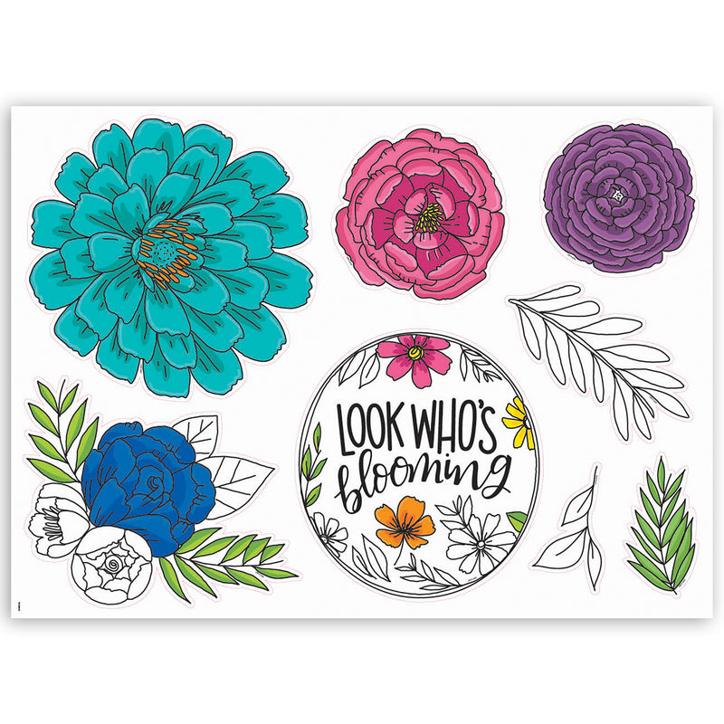 Bright Blooms Blooming Minds Bulletin Board Set